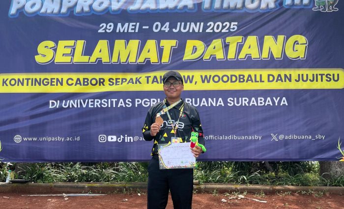 hanafi dengan medali perunggunya